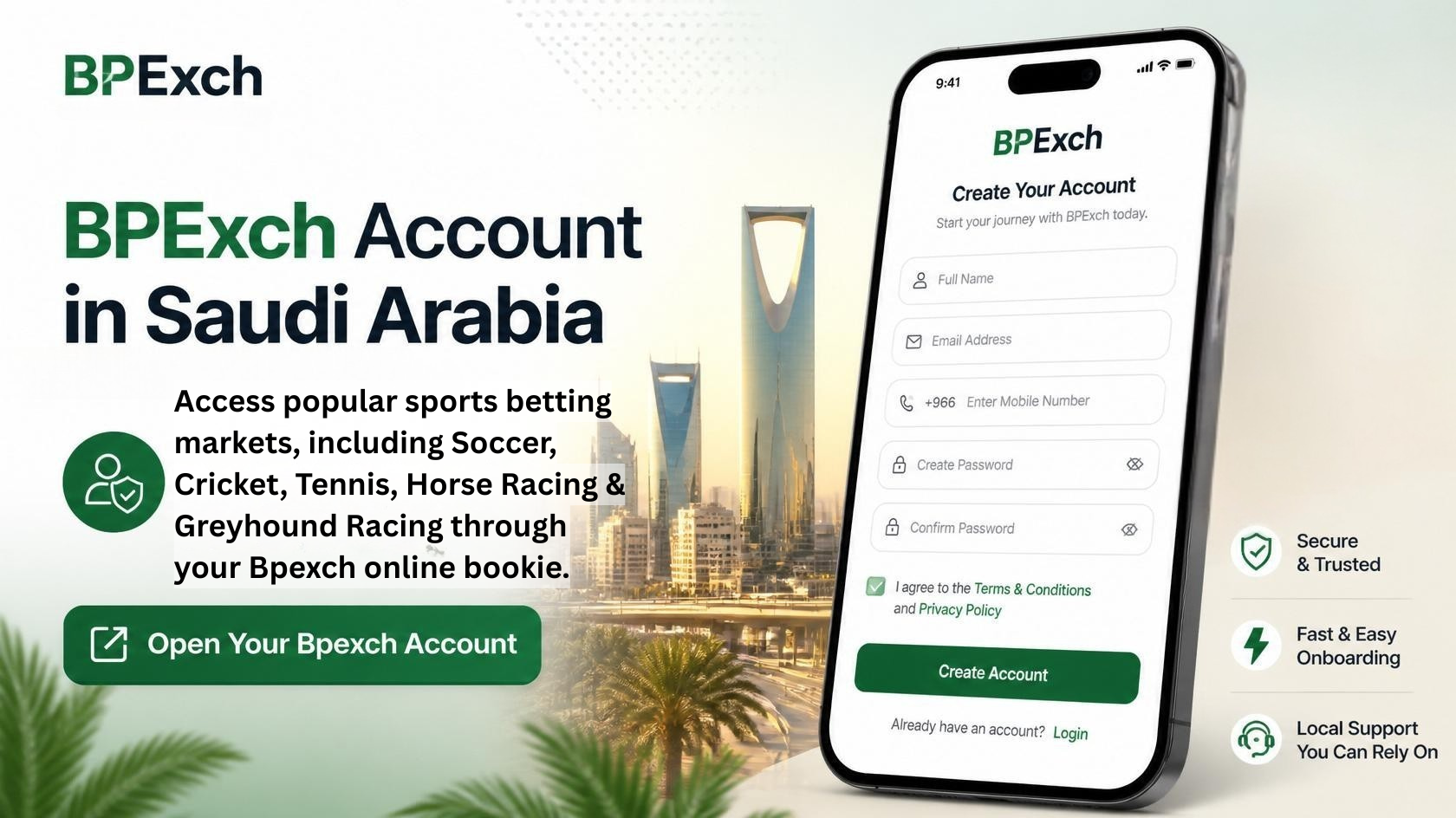 Bpexch Account in Saudi Arabia