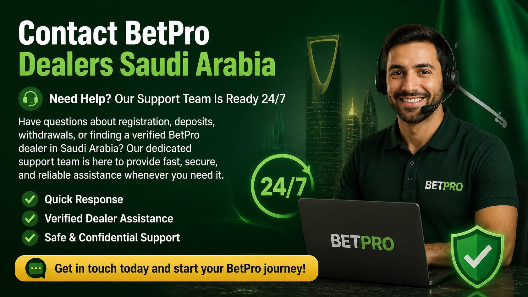 Contact BetPro Dealers Saudi Arabia