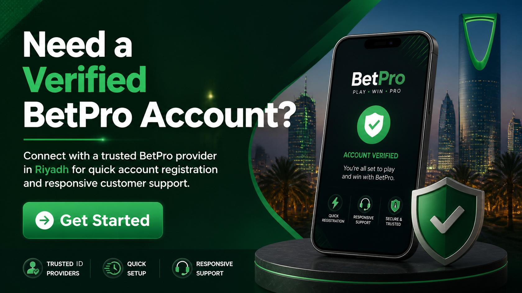 Need a Verified BetPro Account